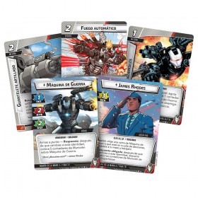 Cartas Marvel Champions - War Machine (Pack de Heroe)