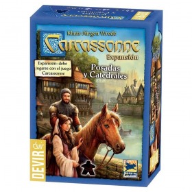 Juego Caja Carcassonne - Expansión: Posadas y Catedrales