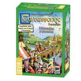 Caja Juego Carcassonne Mercados y Puentes
