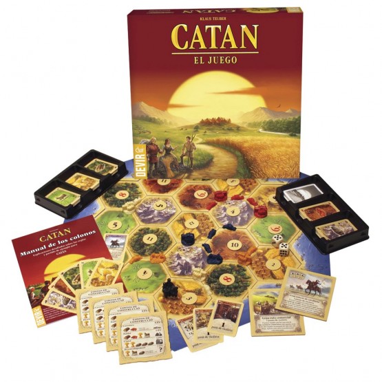 Contennido Juego Catán de Devir