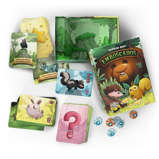 Contenido Juego Caja Emboscados de Rocket Lemon
