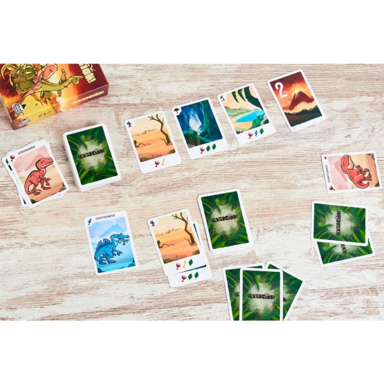 Cartas Juego Extinción de Gnomo Saurus
