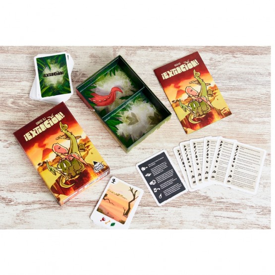 Contenido Juego Extinción de Gnomo Saurus