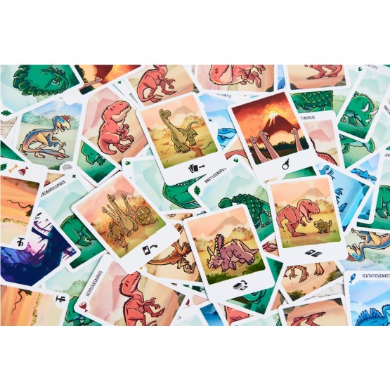 Cartas Juego Extinción de Gnomo Saurus