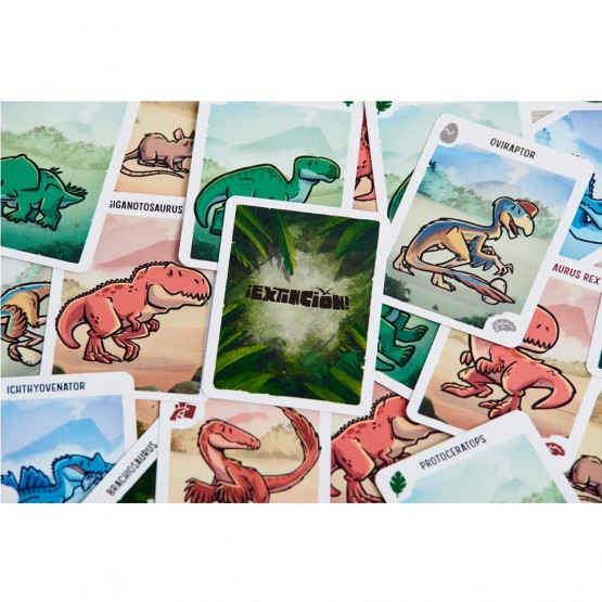 Cartas Juego Extinción de Gnomo Saurus
