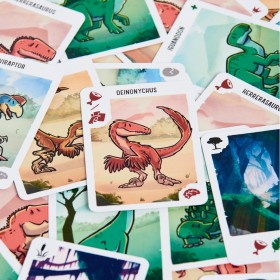 Cartas Juego Extinción de Gnomo Saurus