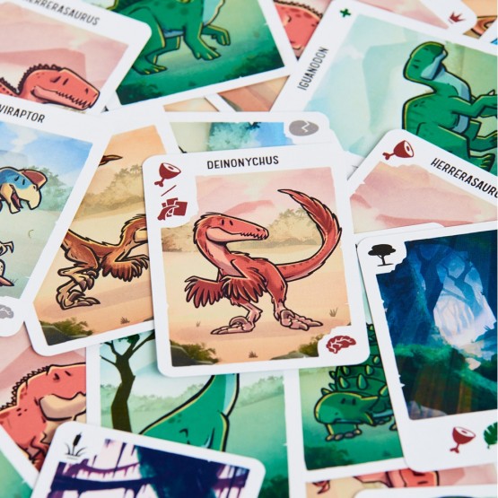 Cartas Juego Extinción de Gnomo Saurus