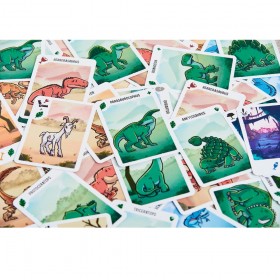 Cartas Juego Extinción de Gnomo Saurus