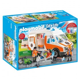 Caja Ambulancia con Luces - Playmobil 70049