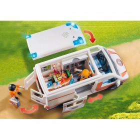 Foto Interior Ambulancia con Luces - Playmobil 70049