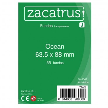 Fundas Zacatrus Ocean - 63,5 mm. x 88 mm.