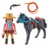 Contenido Jinete del Oeste - Playmobil 70602