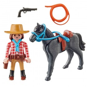 Contenido Jinete del Oeste - Playmobil 70602