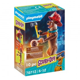 Contenido SCOOBY-DOO! Figura Coleccionable Bombero - Playmobil 70712
