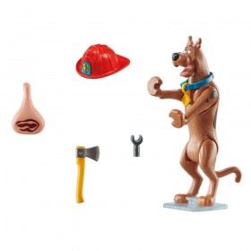 Contenido SCOOBY-DOO! Figura Coleccionable Bombero - Playmobil 70712