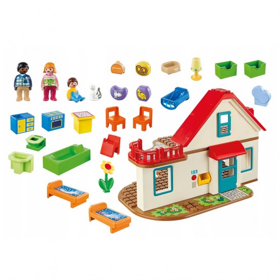 Contenido 1.2.3 Casa - Playmobil 70129