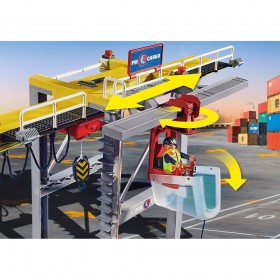 Movimiento Grúa con Contenedores - Playmobil 70770