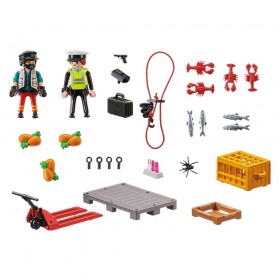 Contenido Control Aduanero - Playmobil 70775