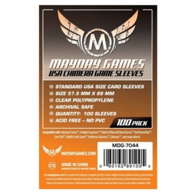 Fundas Mayday Games - Asia 57,5x89 mm. (Orange)