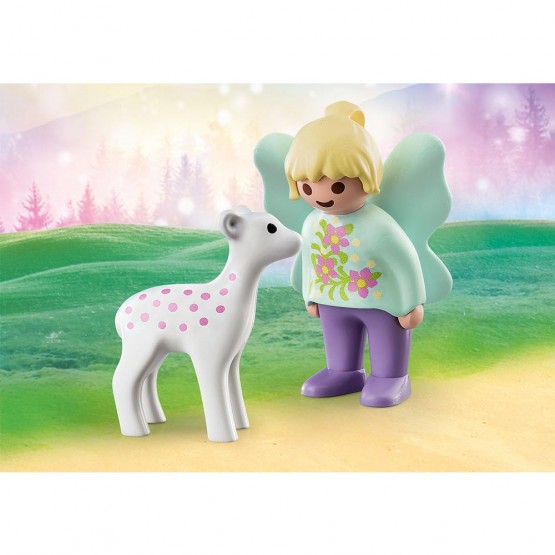 Foto 1.2.3 Hada con Cervatillo - Playmobil 70402