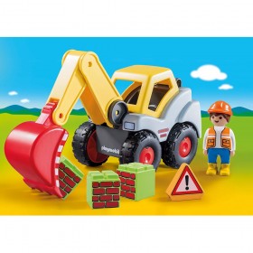 Foto 1.2.3 Pala Excavadora - Playmobil 70125