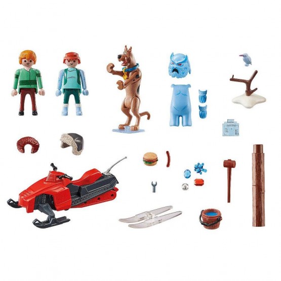 Contenido SCOOBY-DOO! Aventura con Snow Ghost - Playmobil 70706