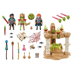 Contenido Sal'ahari Sands: Templo del Ejército de Esqueletos - Playmobil 70751