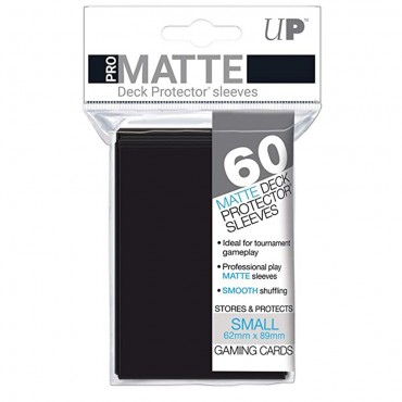 Fundas PRO-Matte  - Eclipse Black Small 62x89 mm.