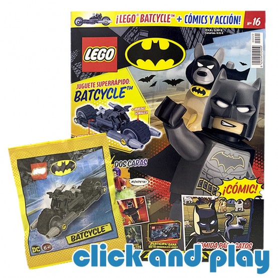 Revista Lego Batman Nº 16 - Batcycle