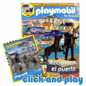 Revista Playmobil Nº 58 Aduanero y Perro