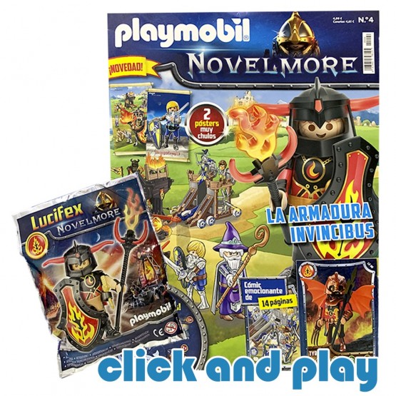 Revista Playmobil Novelmore Nº 4 - Lucifex