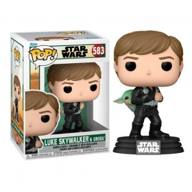 Caja y Figura Funko Pop! - Luke Skywalker & Grogu
