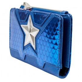 Lateral Capitán América - Cartera con Cremallera