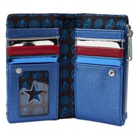 Interior Capitán América - Cartera con Cremallera