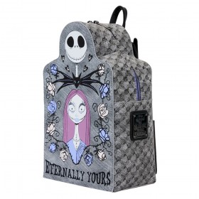 Lateral Mini Mochila Jack y Sally: Eternally Yours - Loungfly