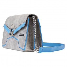Lateral Jango Fett - Bolso bandolera con cadena Loungfly