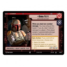 Carta Líder Star Wars Unlimited: Jump to Lightspeed - Boba Fett Spotlight Deck