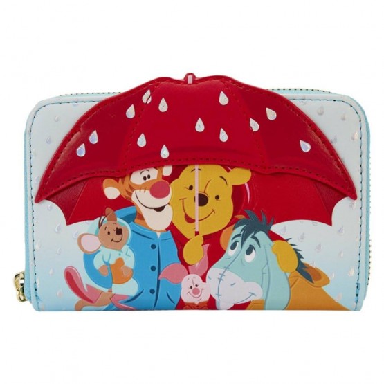 Winnie The Pooh y amigos con paraguas - Billetera Loungfly