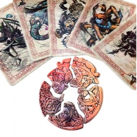 Cartas y Piezas del Medallón Tinco - Devir Pocket
