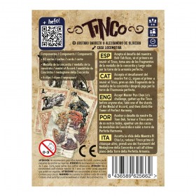 Reverso Cartas y Piezas del Medallón Tinco - Devir Pocket