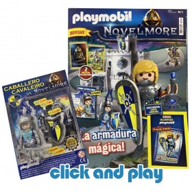 Revista Playmobil Novelmore Nº 1 Caballero de Novelmore PORTADA