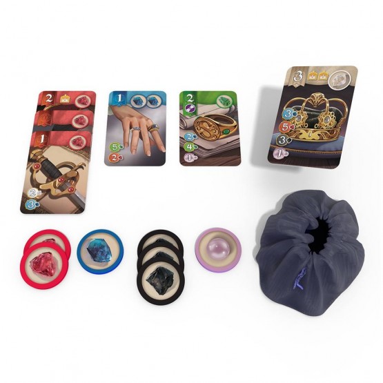 Cartas y fichas Splendor Duel