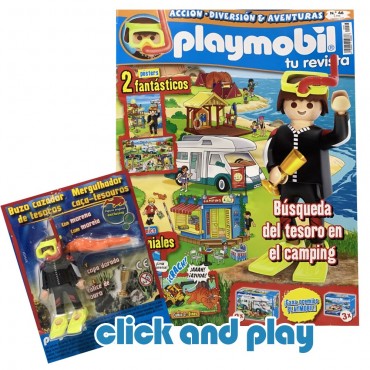 Revista Playmobil Nº 46 Buzo Cazador de Tesoros PORTADA