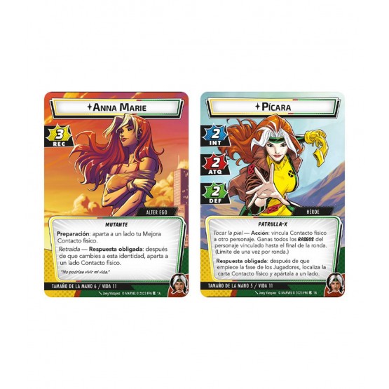 Cartas Marvel Champions - Rogue (Pack de Heroe)