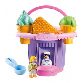 Cubo Heladeria - Playmobil 9406  CONTENIDO
