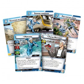 Marvel Champions - Quicksilver (Pack de Heroe) CARTAS