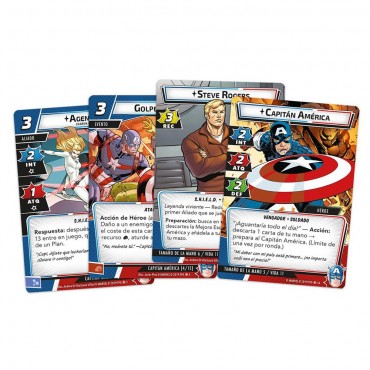 Marvel Champions - Capitan America (Pack de Heroe) CARTAS