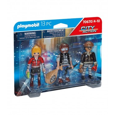 Set Figuras Ladrones - Playmobil 70670 BLISTER
