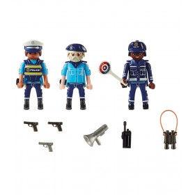 Set Figuras Policía - Playmobil 70669 CONTENIDO
