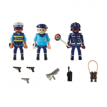 Set Figuras Policía - Playmobil 70669 CONTENIDO